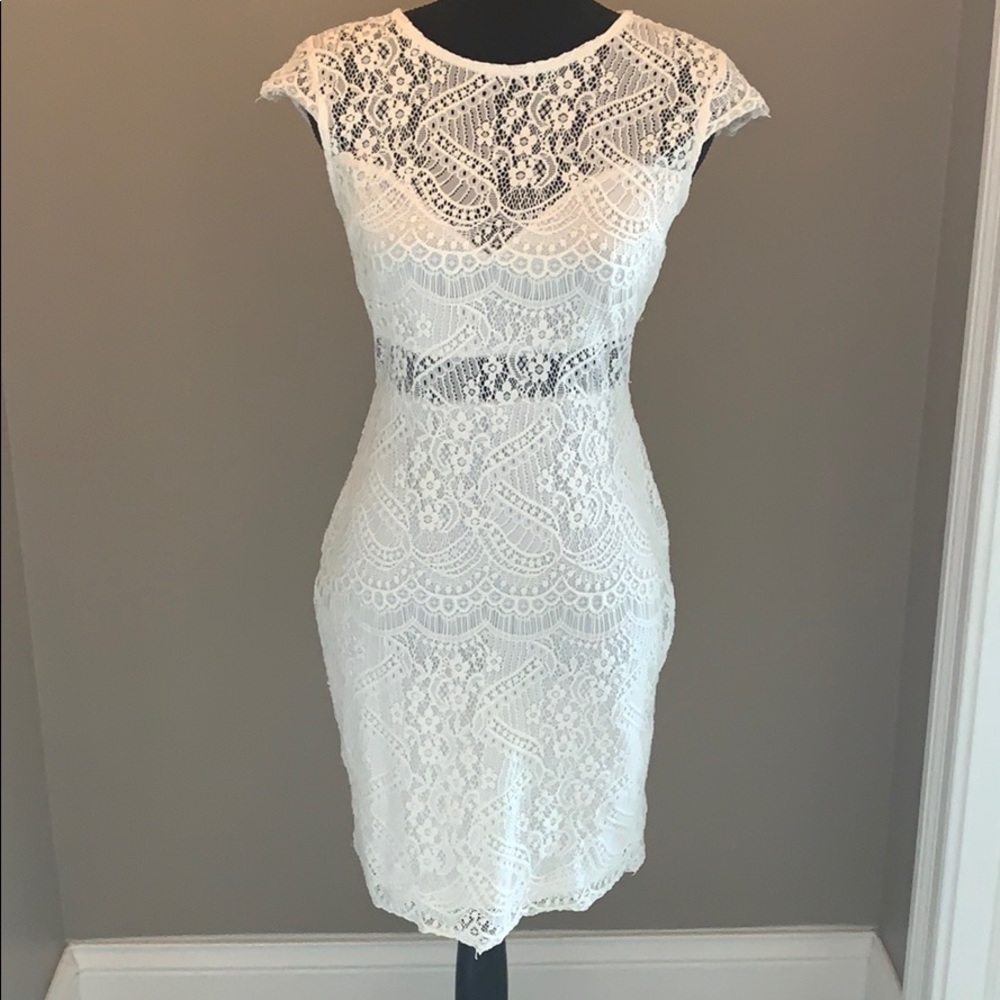 Little White Lace Dress